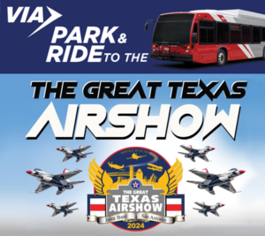 VIA Park & Ride to Great Texas Air Show