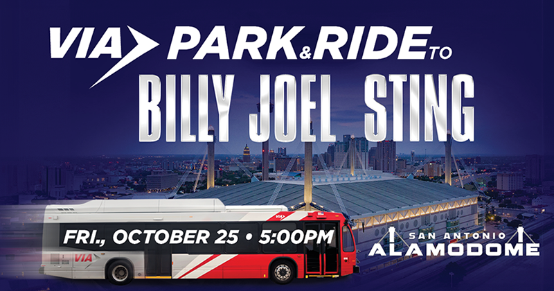 Park & Ride to Billy Joel/Sting Concert